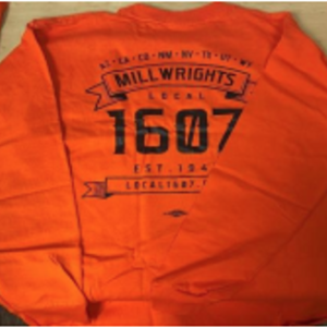 Long Sleeve T-shirt "Logo" Orange